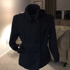 PEA COAT !! NEW YORK AND COMPANY BLACK PEA COAT